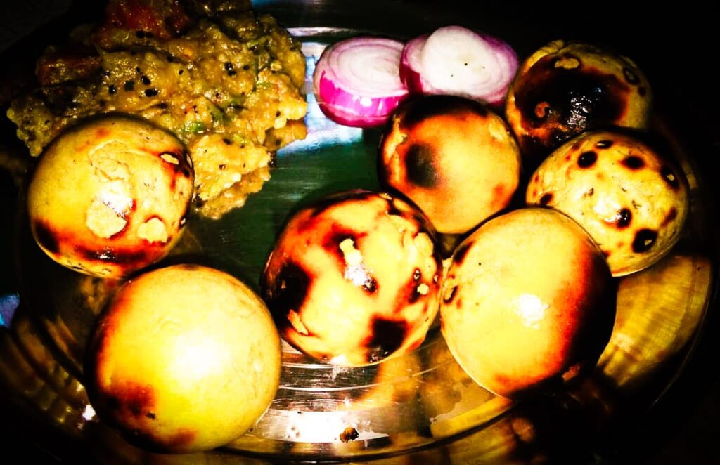 Delicious litti chokha
